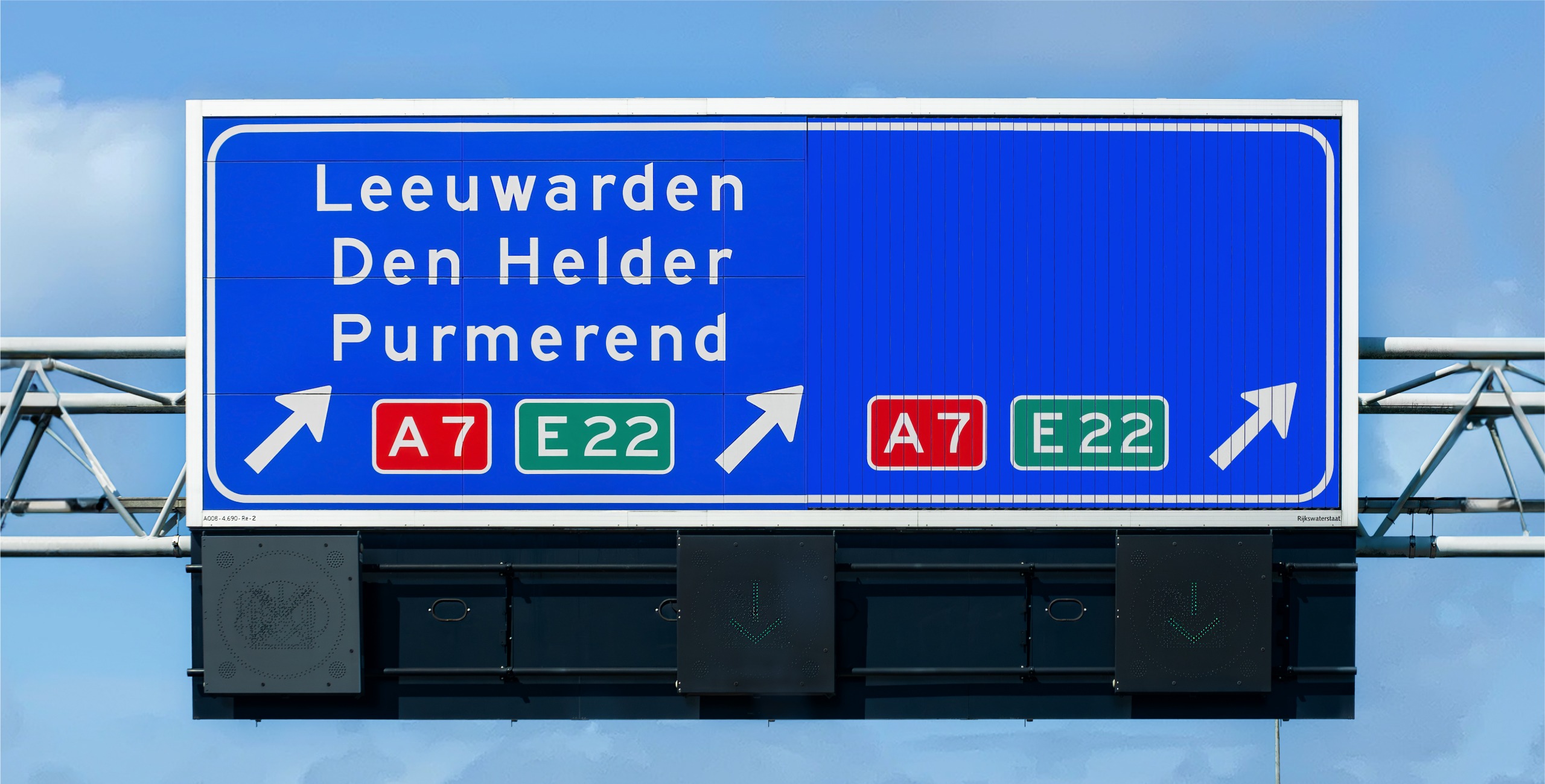 Hybride prismatische VMS die Niederlande