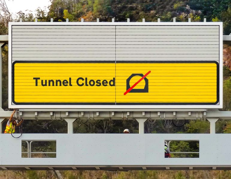 Traffic prism sign 2