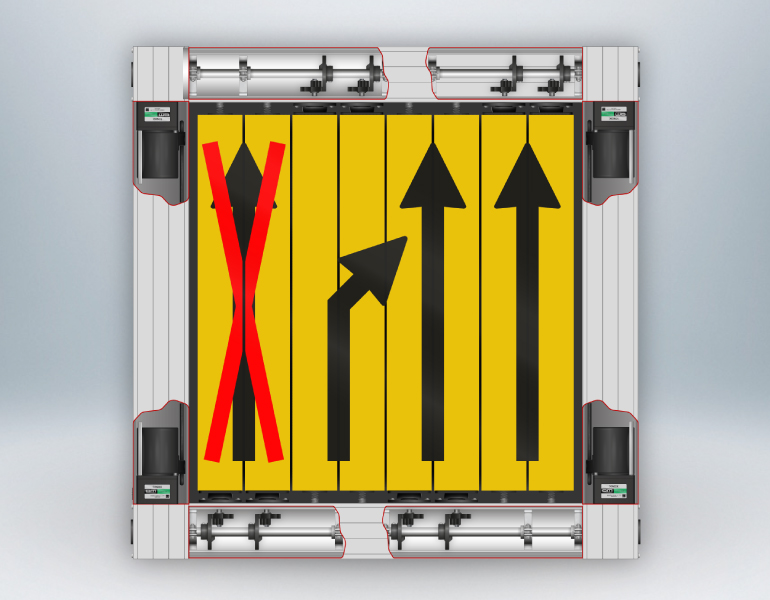 Traffic prism sign 3