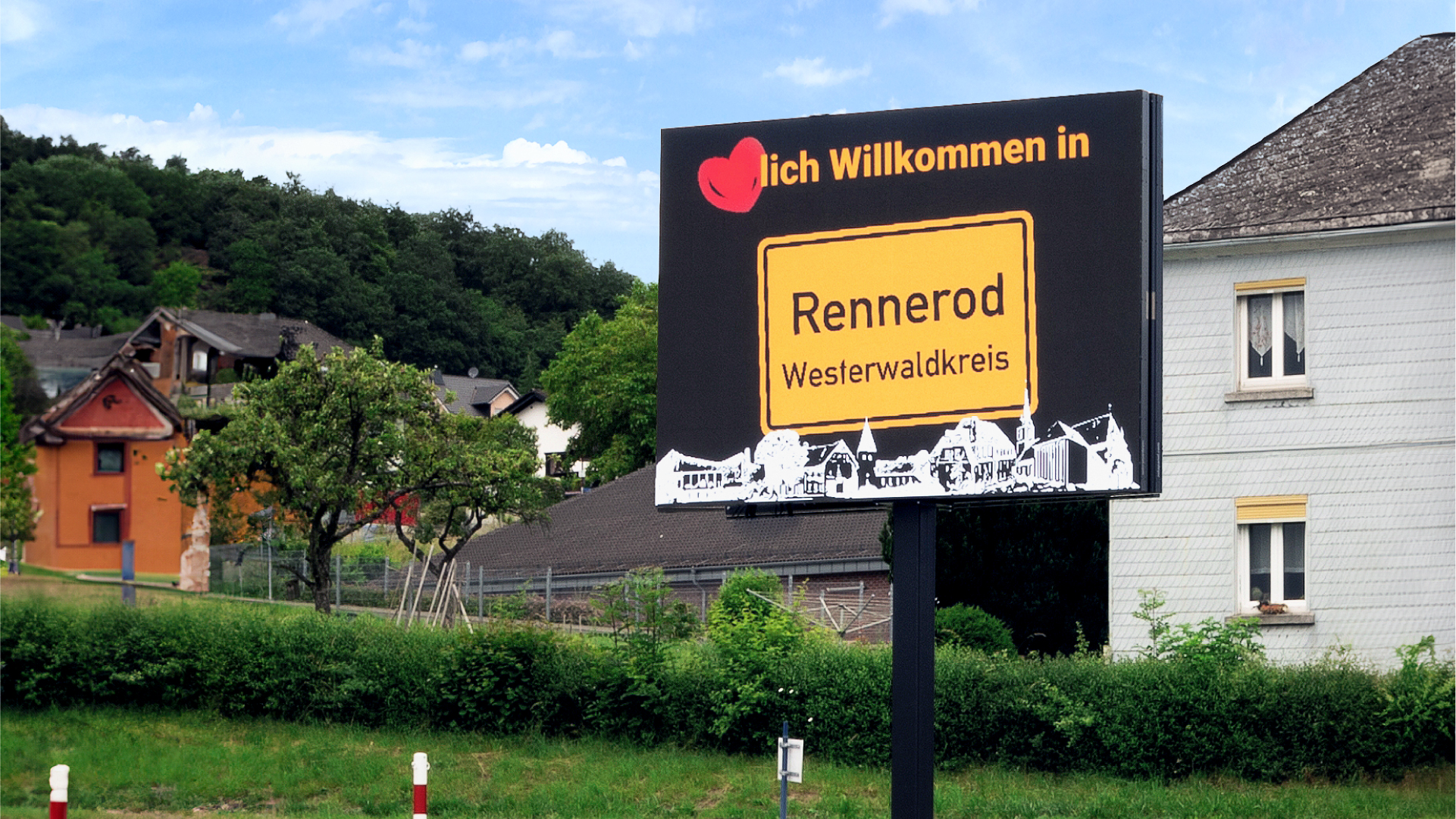 freistehende LED Anzeige 101